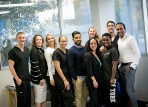 Team members at Spectrum Physiotherapy of Newmarket